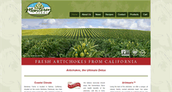 Desktop Screenshot of montereyfarmsartichokes.com